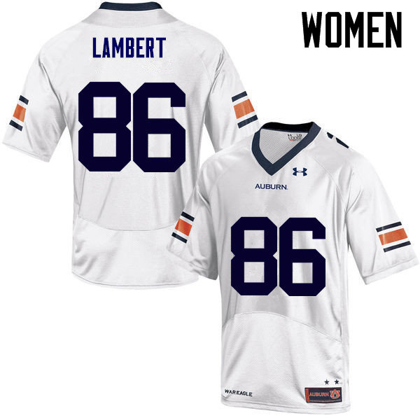 Women's Auburn Tigers #86 DaVonte Lambert White College Stitched Football Jersey